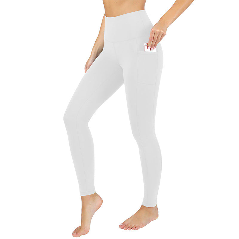 W>U>N Womens Yoga Leggings Soft Tummy-control  High-stretch  And Opaque