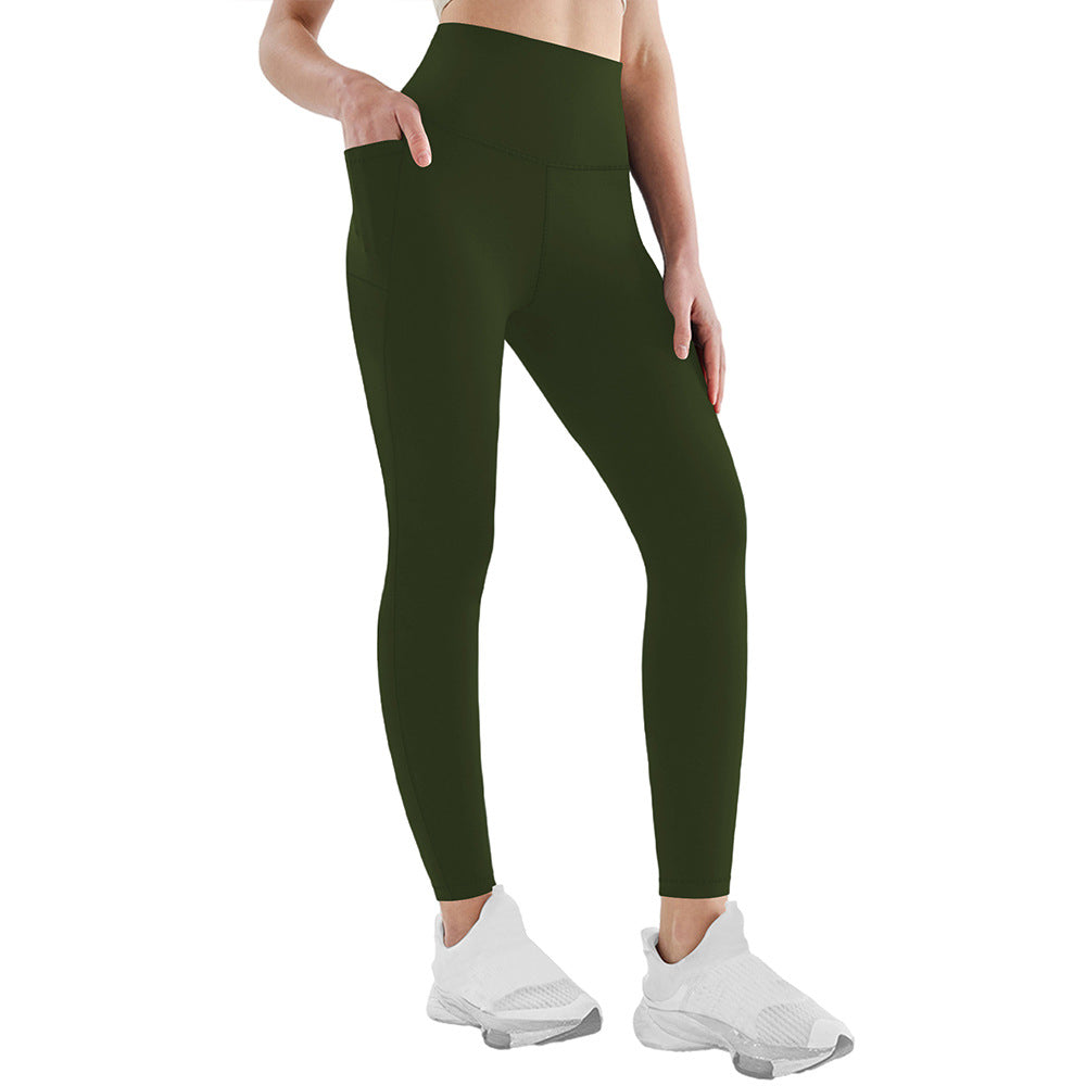 W>U>N Womens Yoga Leggings Soft Tummy-control  High-stretch  And Opaque